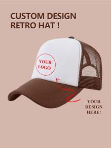 1pc Custom Printable Baseball Cap, Personalized Dad Hat, Unisex Baseball Cap, Sun Protection Hat, Suitable For Parties, Festivals, Social Clubs, Unisex Baseball Cap - Pattern and Text Customization - View 9