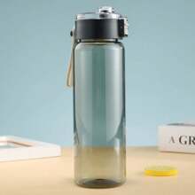 1 Stück 350/550/800ml tragbare Sportfitness Großraum-Transparentbecher, Outdoor, Reisen, Büro Wasser Flasche Grundbedarf