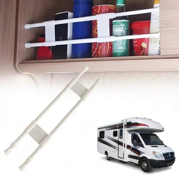 Kleiderbügel-Schrank Zaun für Wohnmobile, ohne Strom, beständiges Material, Wohnmobil-Upgrade-Zubehör, verhindert Herunterfallen, passend für verschiedene Modelle