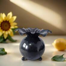 Schmiedeeiserne Tischplatte, witziger kreativer Aschenbecher, Aschenbecher Deko, Couchtisch, Heimdekoration, Retro personalisiert, Ananasförmiges Geschenk zum Geburtstag oder Abschluss - Schwarz - Übersicht 1