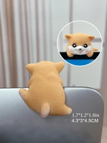 Combinación creativa, artículos decorativos para computadora/televisor, figuras de animales lindos, adornos para pantalla de navegación de automóvil, muñecos de dibujos animados, micronaturaleza, accesorios DIY, manualidades