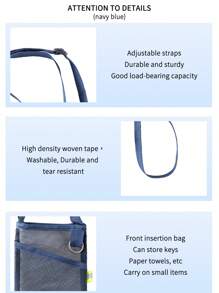 1个轻便网眼水瓶袋，免提肩带水杯架，多功能斜挎手机钥匙饮料收纳袋 - 彩色 - 查看 10