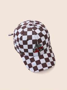 1pc Children's Embroidered Racing Car Baseball Cap, Sun Hat - 1PC - View 6