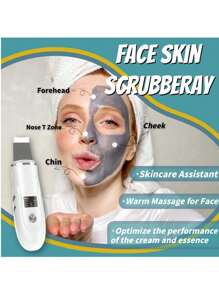 新款黑头去除器和去角质刮脸器，适合作为礼物送给母亲、妻子、女儿和朋友 - 白色 - 銀色 - 查看 4