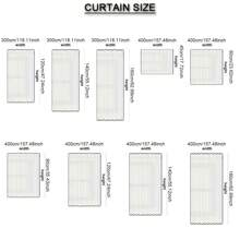 Elegant geborduurd deurgordijn – privacy blokkerend, ademend, zacht licht filterend, Boho Chic decoratieve raamvolant, keukenverdeler, ideaal voor woonkamer, slaapkamer, keuken, ruimteverdeler, 1 stuk (verkrijgbaar in 300*120cm en meer maten)