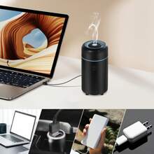 Car Aromatherapy Diffusers For Essential Oils,Mini USB Air Scent Small Humidifier With 7-LED Color Changing For Car Room Home Office Bedroom - USB - View 7