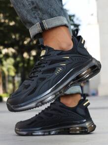 Men's Thick Sole Breathable Running Casual Sneakers, Suitable For Teens, Casual Or Outdoor Athletics, Vacation Travel, Graduation Gifts, Or Birthday Dress Accessories, All Season