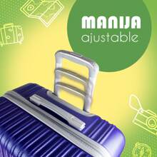 Maleta de viaje 10 kg 19 Pulgadas Carry On Rígida, Equipaje de Mano Cabina con ruedas 360 y candado.