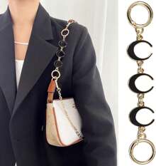 5 Pack Bag Extender, Wallet Strap Extender, Wallet Extender Replacement Accessories, Decorative Lanyard, Cherry Pendant, Glitter Cherry Charm, Clip Keychain (For Handbags, Wallets, Shoulder Bags, Crossbody Bags), Wallet And Women's Keychain Charms, Valentine's Day Women's Bags, Girls Wallets, Bag Making Supplies (Moon, Strawberry, Flower, Pearl, Cherry) For All Major Brand Name Bags - 5 pc-Style B - 查看 8