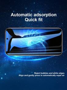 ZYONS 2片装360°隐私屏幕保护膜，兼容，上下左右完全遮挡，防窥防指纹防摔钢化玻璃，全方位隐私保护，四边隐私保护，兼容 17 Pro Max、17 Air、16 Pro Max、16 Pro、16 Plus、16、16E、15 Pro Max、14 Pro Max、13、12、11、XS Max、XR、X系列手机壳，屏幕保护膜[360°防窥隐私] - 2片 - 查看 8