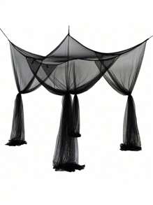 Mosquito Net, Ceiling Hanging Mosquito Net, 4-Door Mosquito Net, Hanging Style Anti-Mosquito Net, Home Bedroom Palace Floor Net Curtain, Suitable For Most Beds Under 1.5M, Bedroom Outdoor Decoration, Children/Baby/Adult Bed Decor, No Light Strip