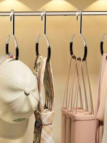 5pcs Hat Storage Hooks, Circular Hangers, Dormitory Wardrobes, Duck Tongue Baseball Caps, Suspenders, Bags, Hat Hanging