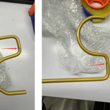 1 pieza Gancho multifuncional de hierro para corbata, sujetador, bolsa, estante de exhibición de bolsas, soporte de exhibición de corbata en forma de T para tienda de ropa, mochila, soporte para joyería (puede haber algunas imperfecciones inevitables del manejo de la producción, tenga en cuenta antes de comprar)