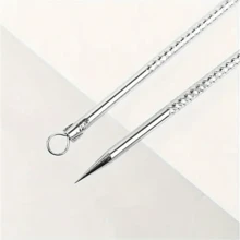 1 bộ dụng cụ loại bỏ mụn đầu đen và vết thâm bằng thép không gỉ - Bộ dụng cụ làm sạch mụn hai đầu - Bộ chăm sóc da mặt không mùi thơm loại bỏ mụn cho da thường - Bộ dụng cụ điều trị mụn và vết thâm - Nhiều màu - Xem 3