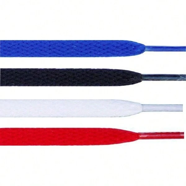 4 Pairs Of 5/16" Flat Shoelaces For All Type Of Shoes - 彩色 - 查看 1