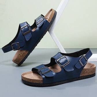 Sandale unisex cu bareta de plută, papuci casual confortabili pentru cupluri retro