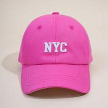 1 件女士时尚百搭字母刺绣棒球帽