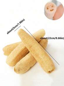 1 件/4 件天然丝瓜身体去角质磨砂膏，丝瓜沐浴海绵，强力去角质身体清洁工具，适合男女淋浴家居浴室装饰秋季装饰返校 - 彩色 - 查看 5