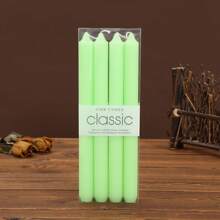 4pcs 2.2cm Diameter Straight Stem Candles, 25cm European Style Long Stem Candles For Home, Romantic Candlelight Dinner, Wedding, Birthday, Valentine's Day Decoration - Red, White, Black, Green, Yellow, Pink, Purple, Blue Gifts Graduation