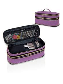 Hair Dryer Travel Carrying Case Dual-Layer, Slim Expandable Handheld Travel Storage Bag, Curling Iron Storage Bag For Dryer/Hair Tool Organizer/Style Organizer(Blue) Bag,Room Decor, Bags,Makeup Bag,Vanity,Travel,Make Up Bag,Travel Essentials,Organizer,Storage,Travel Essential,Makeup Organizer,Makeup Bags,Make Up Organizer,Organiser,Toiletry Bag,Desk Organiser,Cosmetic Bag,Makeup Pouch,Make Up Organize,Vanity Accessories,Make Up Pouch,Make Up Bags