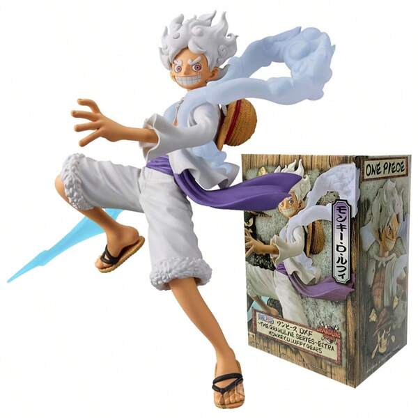 ONE PIECE 1 pezzo Figura d'azione dell'anime ONE PIECE, Nika GEAR5, 18cm/7,09 pollici, serie THE GRANDLINE, figurina in PVC, collezione di modellini, regalo di compleanno