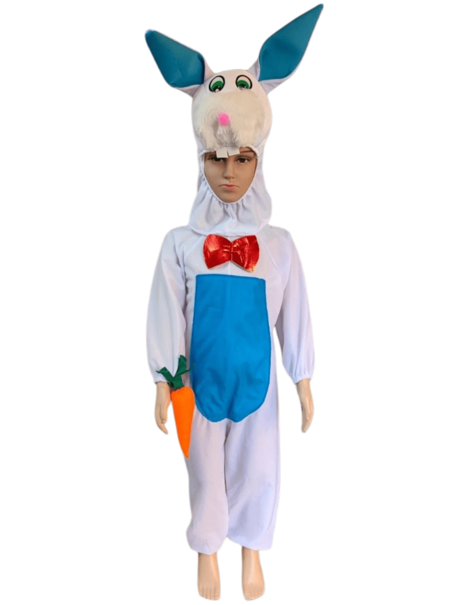 Disfraz Conejito Infantil Festival Primavera Carnaval Escuela - Multicolor - Ver 1