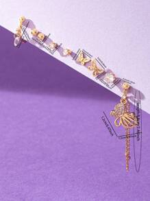 Pacote com 9 brincos de borboleta de zircônia, conjunto com brincos minimalistas de , brincos de punho, conjunto de brincos de orelha empilhados para mulheres