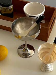 1 件不锈钢冰淇淋杯、酸奶杯、甜点杯、餐盘、水果碗分配杯 - 彩色 - 查看 3