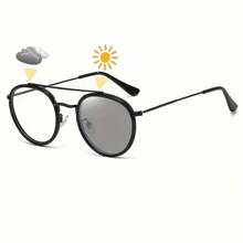 New Photochromic Vintage Metal Glasses For Women And Men - Multicolor - View 4