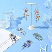 30pcs Dream Catcher Charms Natural Crystal Bohemian Charms Chakra Energy Dream Catcher Charms For Jewelry Making Bulk - 30pcs Color - View 6