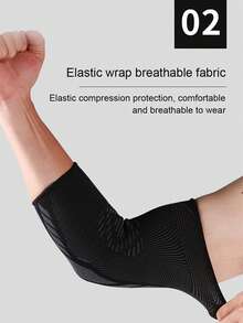 1 Stück Sportellbogenbandage, atmungsaktive schweißableitende Ellbogenstütze für Badminton, Tennis und Outdoor-Aktivitäten