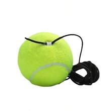 1 pieza Sistema profesional de entrenamiento de rebote de tenis - Adecuado para hombres y mujeres adultos - Hecho de material PE - Ideal para práctica individual y entrenamiento para principiantes - Incluye lanzador de pelotas y 1 pelota de tenis
