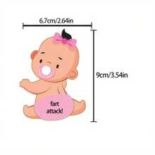 50 件婴儿洗澡刮刮卡游戏套装 - 50 张刮刮卡 - 有趣且易玩的破冰趣味活动，适合婴儿洗澡派对礼物和门奖品 - 彩色 - 查看 6