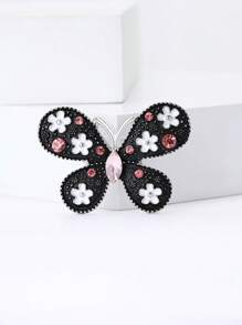 Fashionable Rhinestone Enamel Butterfly Brooch For Women Insect Brooch Dress Suit Pin Accessories Party Banquet Gift - Butterfly - View 2