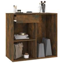 Armoire à cosmétiques Bois fumé 80x40x75 cm Bois d'ingénierie