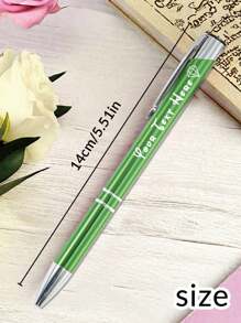120/60/30pcs Personalized Pens, Custom Business Engraver Pens Ballpoint, Personalized Pens With Name, Customized Stylus Pens For Touch Screens, Retractable Writing Ball Pen, Office School Gifts For Women/Men Black Red Green Blue Seal