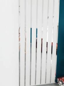 Colorful Life 20pcs Minimalistic Acrylic Mirror Effect Wall Stickers, Rectangular 3D Self-Adhesive Wall Decals For Living Room, Bedroom, Home Decor, Suitable For All Seasons