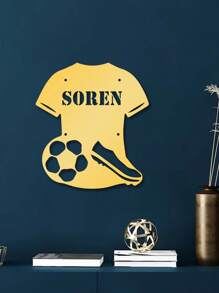 1 Mảnh, Tên Tùy Chỉnh, Bóng Đá Vàng Art Deco, Đồ Trang Trí Tường, Phong Cách Art Deco Không Có Điện - Đồ Trang Trí Nhà Đa Năng - Phòng Khách, Phòng Ngủ, Đồ Trang Trí Nhà Cửa, Quán Cà Phê, Cửa Hàng, Đồ Trang Trí Tường Nội & Ngoại Thất, Lý Tưởng Làm Quà Tặng Sinh Nhật & Giáng Sinh, Trang Trí Tiệc, Quà Tặng Ngày Lễ Cho Bạn Bè - Nhiều màu - Xem 7