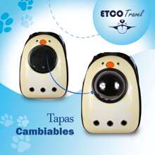 Mochila Transportadora Para Perros Gatos Mascotas Back Pack Encantador Domo