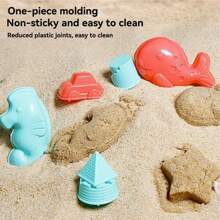 Cubetas de juguetes para la playa para niños, bebés jugando con agua, herramientas de excavación de la arena, palas, cubos de playa para jugar con agua(Algunos accesorios son de colores al azar) - Multicolor - Ver 4