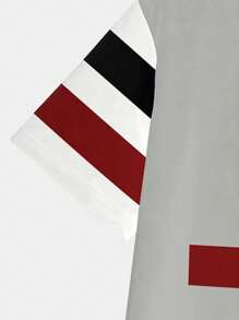 3D Men's Novelty Short Sleeve Crew Neck T-Shirt, Fashionable & Minimalist - Multicolor - View 4