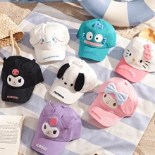 Sanrio Sanrio Licensed Hello Kitty/Kuromi/Cinnamoroll Baseball Cap 2025 - Sun Protection S Hat With Adjustable Strap, Kawaii Anime Back To School Essential (Breathable Mesh Peaked Cap For Toddlers & ) Lightweight Outdoor Hat For S & Women