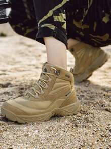 Bottes de randonnée pour hommes grande taille, bottes de plein air, bottes tactiques, chaussures de sport à semelle épaisse, bottes de vache, résistantes au froid