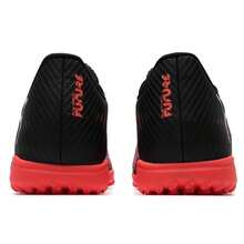 Puma FUTURE 8 PLAY TT Unisex Football Shoes, Couples Shoes, TT Studs, Turf Pitch Training Shoes For Teenagers And Adults, Competition Soccer Shoes 108378-01 - Black-puma White-bright Red - View 3