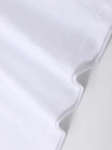 Y2k (220g Pure Cotton T-Shirt) Men's Summer Round Neck Short Sleeved Casual Pure Cotton Print SPACETOUR - trắng - Xem 5