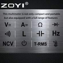 ZOYI Automatic Range Inductance Multimeter ZT-102L Compact And High-Precision Universal Meter With 60H Inductance Range - Green - View 8