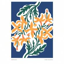 1 件现代波西米亚极简主义植物花卉艺术抽象海报印刷品墙壁艺术图片客厅家居装饰无框架 - 彩色 - 查看 65