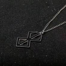 Collar con colgante de espada de Berserker Guts y llavero - Collar de estilo de espada de aleación, cadenas Behelit de Berserkers de manga, colgante con runas de la Marca del Sacrificio - Conjunto de accesorios de cosplay, regalo para mujeres, hombres y fans