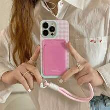 Card Slot/Lanyard/Wallet/Plaid Pattern Phone Case Compatible With IPhone 15 Pro Max/15/15 Pro/14 Pro Max/14/13 Pro Max/12 Pro Max/11/16/16 Pro/16 Pro Max