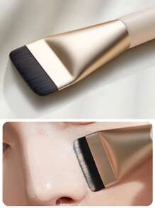1pc Head Foundation Make-Up, Facial Mask, Flat Head, Ultra-Thin, Flat Head, Flawless, Bare Skin, Concealer - Multicolor - View 3